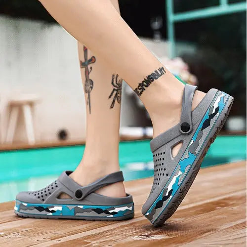 Summer Sandals With Baotou Non-Slip Slippers Thick-Soled Beach Shoes Outside The Hole Shoes - JUPITER BMY LTD