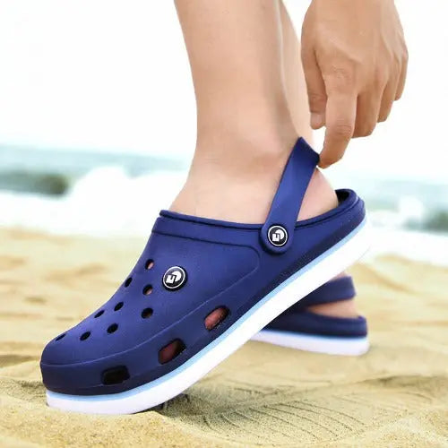 Summer Slippers Men's Hole Shoes Sandals Beach Shoes - JUPITER BMY LTD