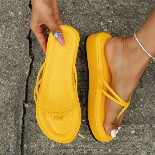 Thick Bottom Flip-flops SummerOutdoor Slippers Beach Shoes- JUPITER BMY