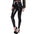 Women Autumn Winter Sexy Elastic Trousers Stretch Black PU Leather Shaper High Waist Leggings- JUPITER BMY