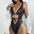 Women's Bikini One Piece Swimsuit Strappy Lace Up Swimwear Bathing Suit - JUPITER BMY LTD