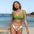 Women's Bikini Swimsuit Front Cross Lace Up Two Piece Bathing Suit - JUPITER BMY LTD