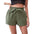 Women's Bow Loose Mid Waist Casual Straight Shorts - JUPITER BMY LTD