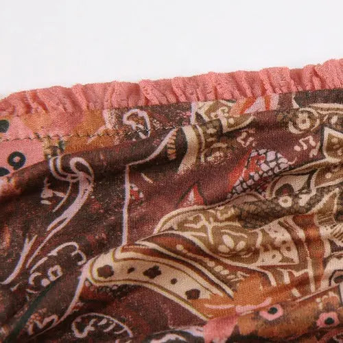 Women's Retro Smocked Lace Suspenders Slim Dress - JUPITER BMY LTD