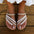 Women's Sandals Mules Boho Beach Shoes Rhinestone Lace Beading Flat Slippers - JUPITER BMY LTD