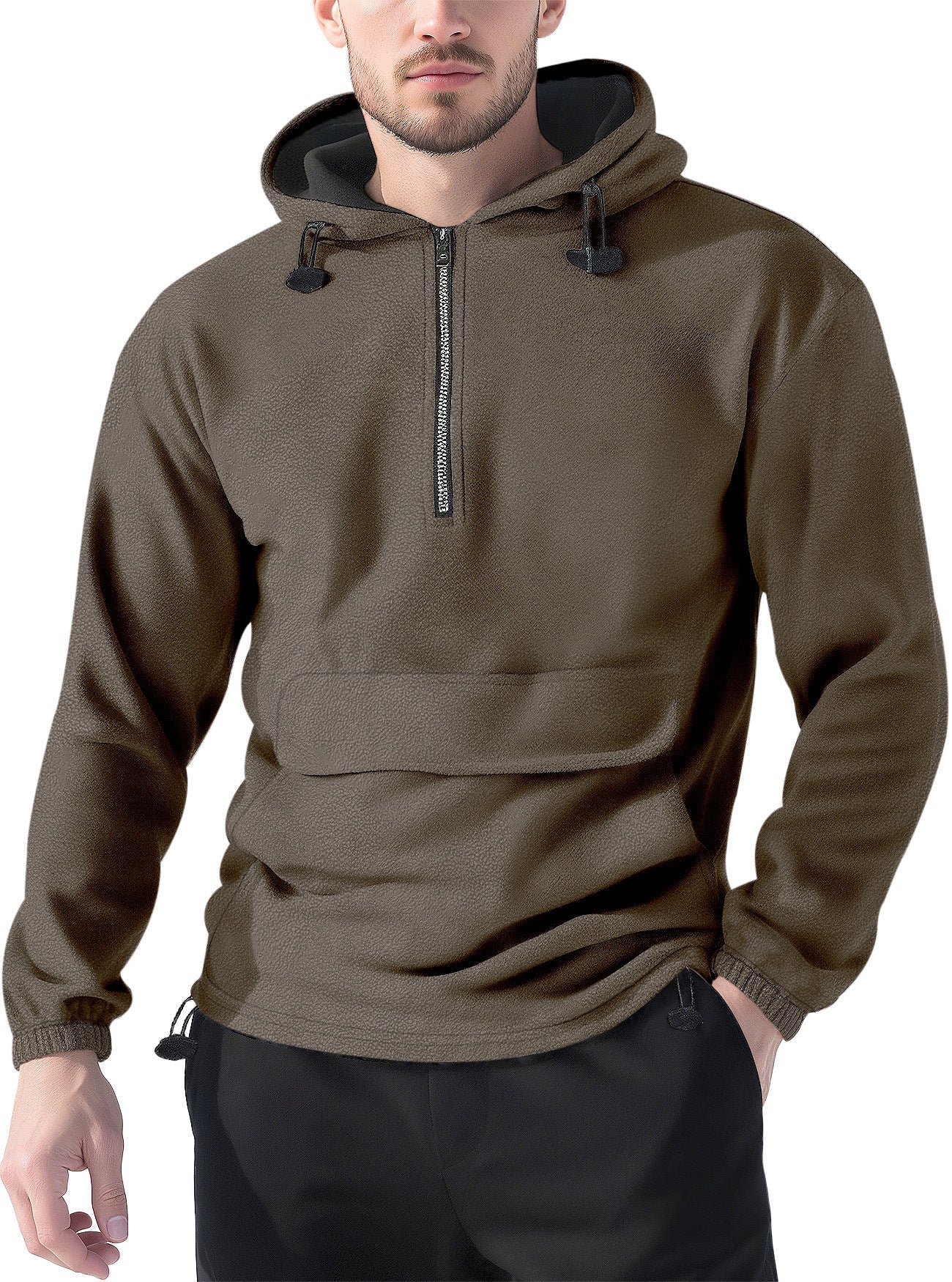Half-Zip Pullover Hoodie