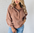 Washed Cotton Half-Zip Hoodie