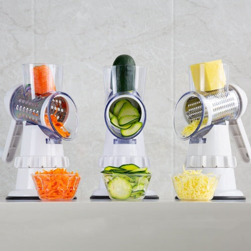 3 In 1 Vegetable Slicer Manual Kitchen Accessories Grater For Vegetable Cutter Round Chopper Mandolin Shredder Potato Home Kitchen Supplies Kitchen Gadgets- JUPITER BMY