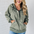 Washed Cotton Half-Zip Hoodie