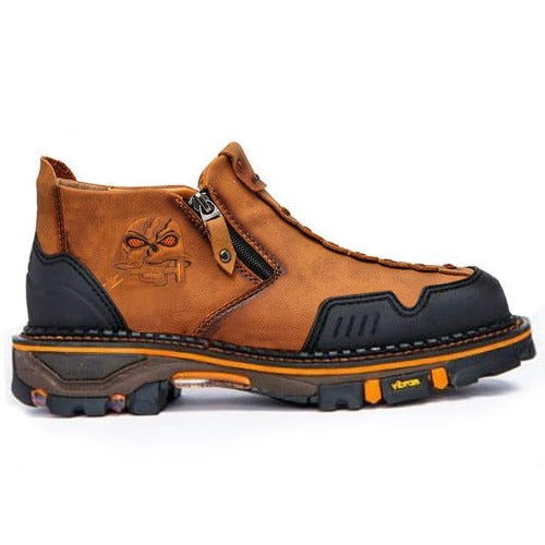 Men's Dr Martens Boots Halloween Skull Booties- JUPITER BMY