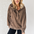 Washed Cotton Half-Zip Hoodie