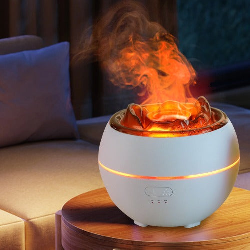 Flame Aroma Diffuser Household Desk Aromatherapy Humidifier- JUPITER BMY