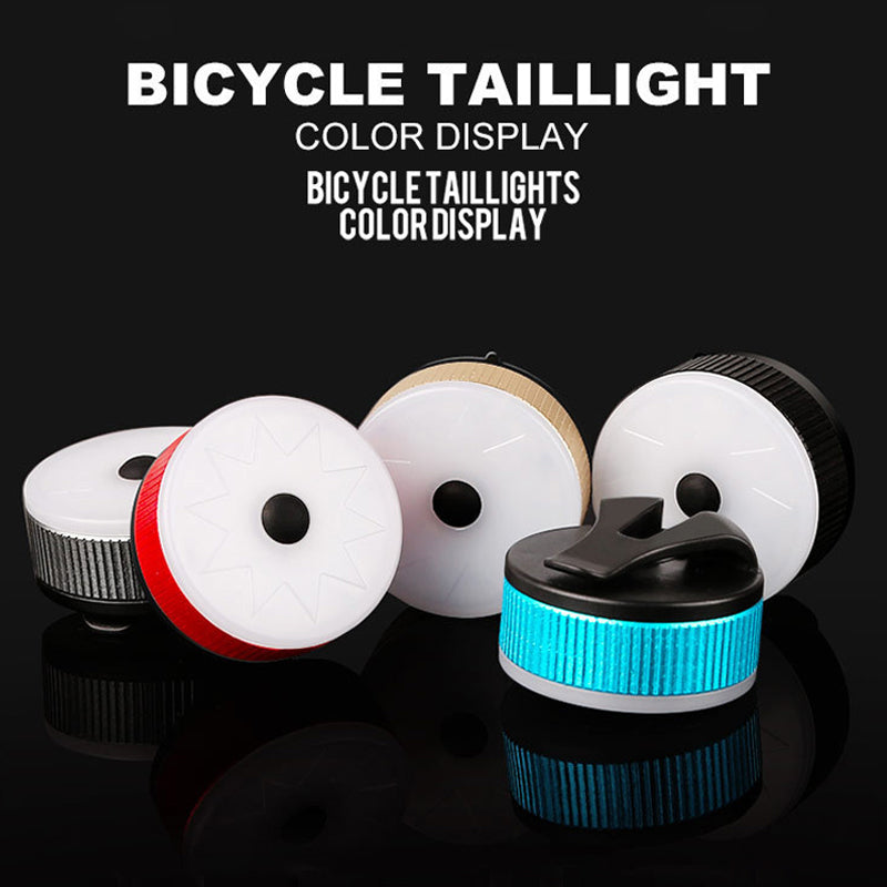 Rechargeable Colorful Aluminum Alloy Bicycle Warning Light - JUPITER BMY LTD