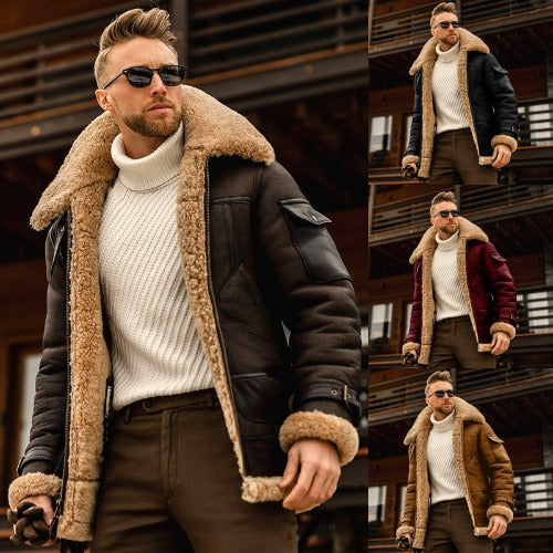 Winter Jacket Mens Military Fleece Warm Jackets Male Fur Collar Coats Army Tactical Jacket- JUPITER BMY