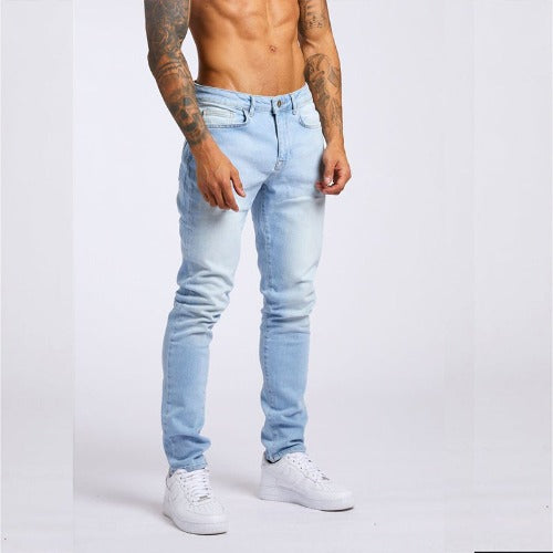 Men's Fashion Casual Slim Fit High Waist Jeans- JUPITER BMY