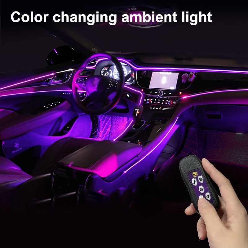 Car Led Atmosphere Lamp Usb Colorful Color Changing Center Console Instrument Panel Decorative Lamp Neon Light- JUPITER BMY