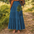 Boho Shirred Maxi Skirt