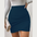 Draped High Waist Mini Skirt