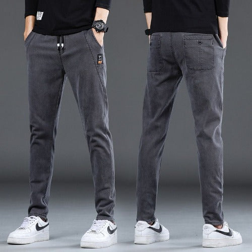 Denim Stretch Casual Men's Trousers Thin- JUPITER BMY