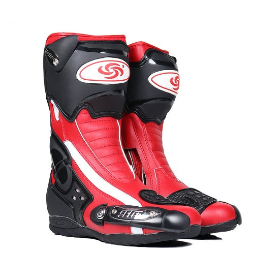 Motorcycle Boots Racing Shoes Riding Tribe Motorbike Riding Boots- JUPITER BMY