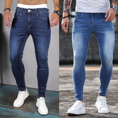 Men's Fashion Casual Stretch Skinny Jeans- JUPITER BMY