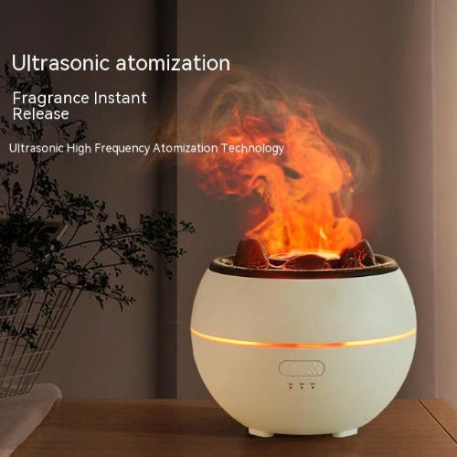 Flame Aroma Diffuser Household Desk Aromatherapy Humidifier- JUPITER BMY