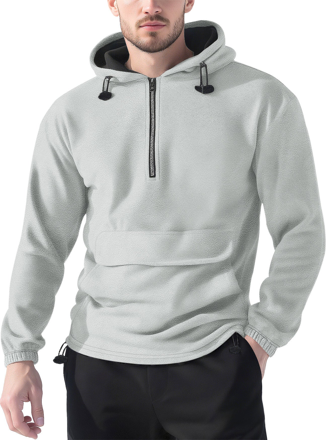 Half-Zip Pullover Hoodie