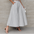 Striped A-Line Midi Skirt