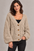 Chunky Cable-Knit Cardigan