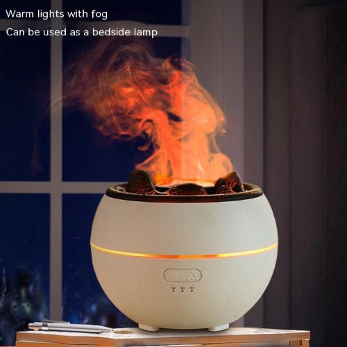 Flame Aroma Diffuser Household Desk Aromatherapy Humidifier- JUPITER BMY