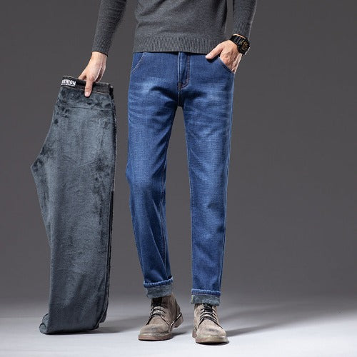 Men's Straight Loose Elastic Warm Men's Youth Long Pants- JUPITER BMY