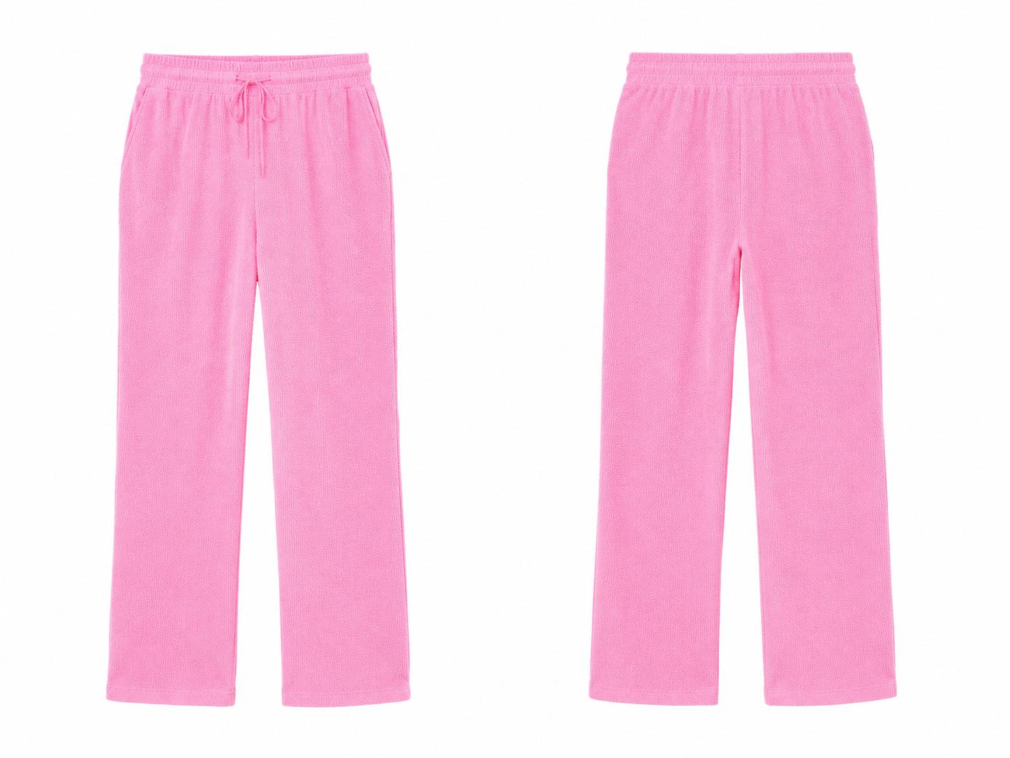 Unisex Textured Long Trousers