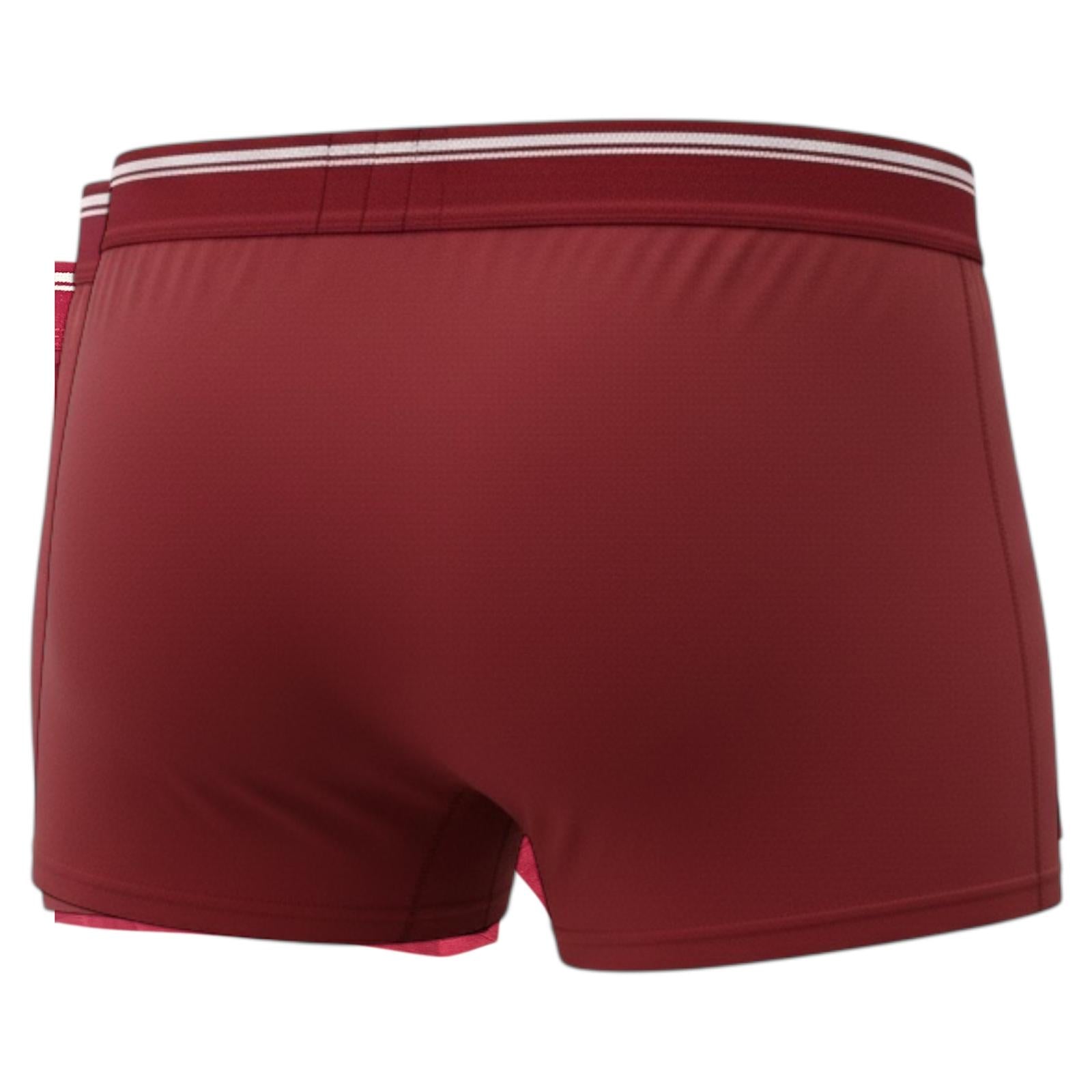 Jupiter Bmy Ltd Men’s Slim Fit Trunks 3 Pack – Slim Fit Boxer – Stretch Elastic Waist – Navy Red Black