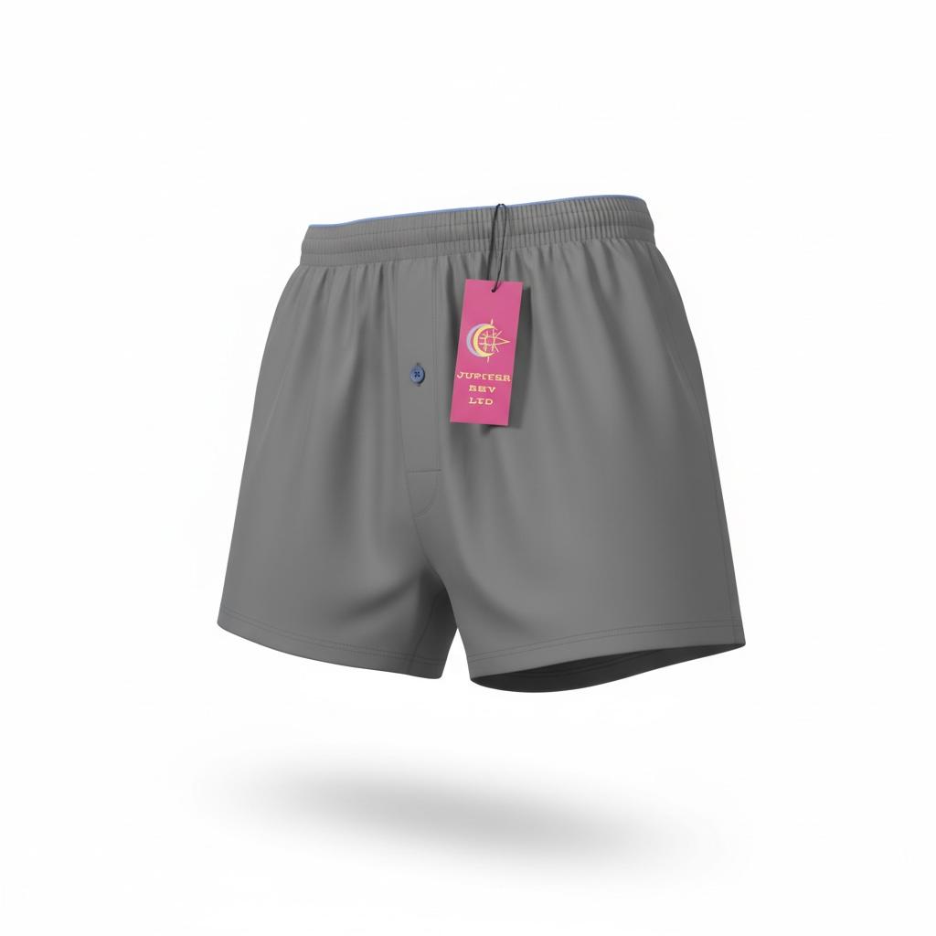 Jupiter Bmy Ltd Men’s Classic Woven Boxer Shorts Triple Set– Relaxed Fit – Elastic Waist – Cotton